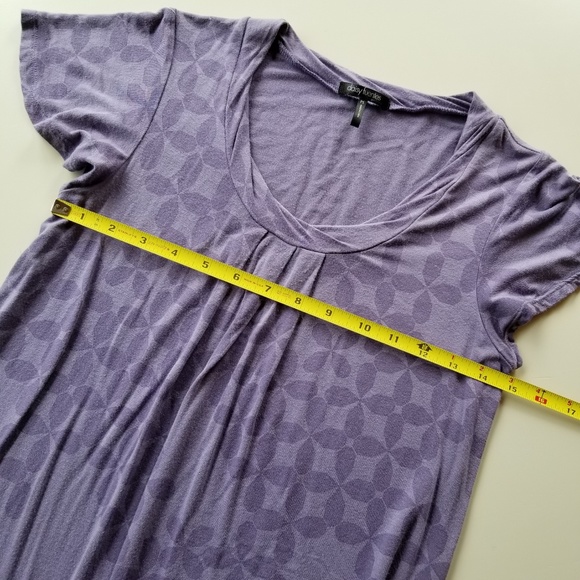 Daisy Fuentes Women's Purple Shift Dress - Picture 5 of 7